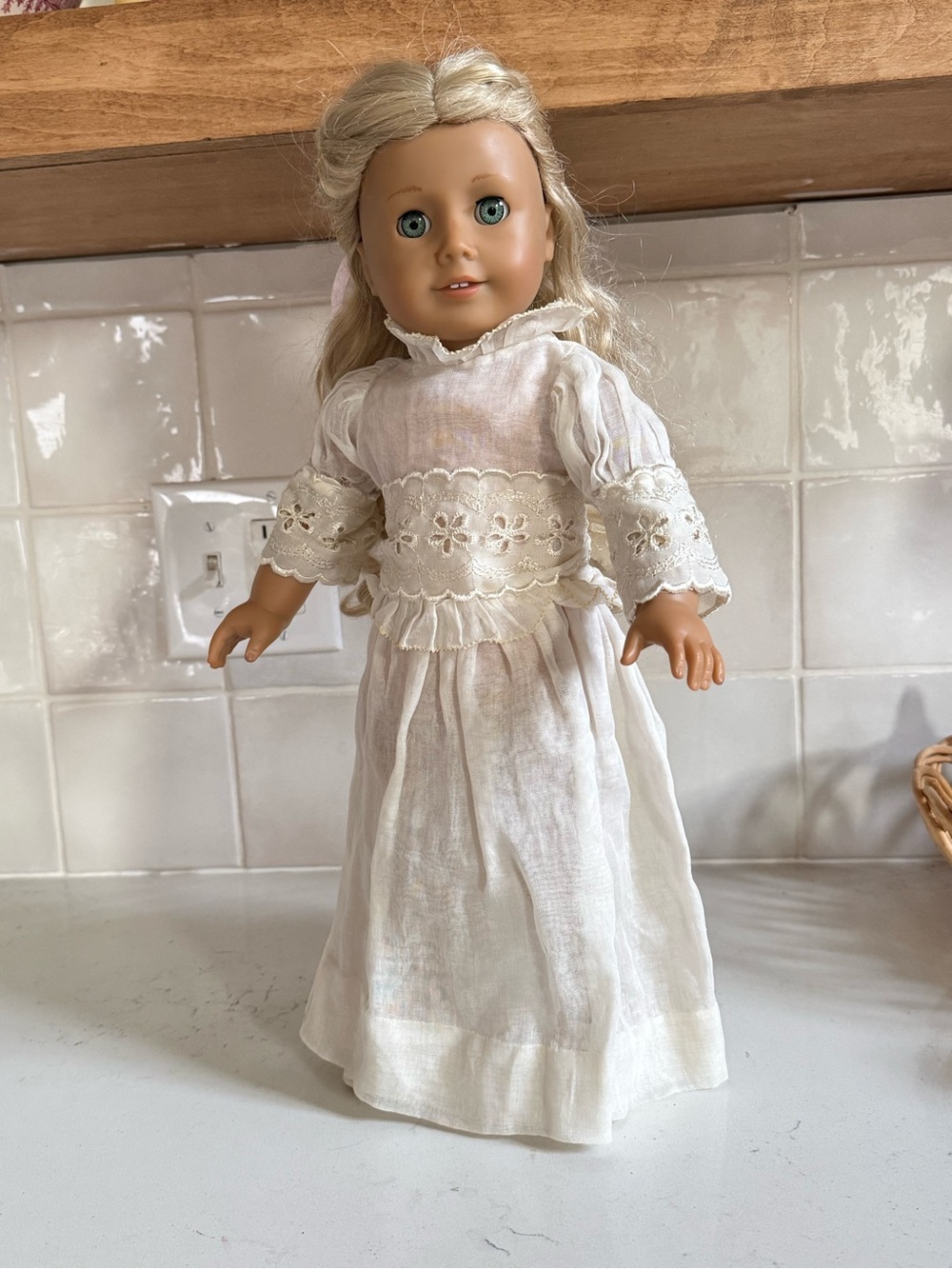 Antique White Dress Lace Dress